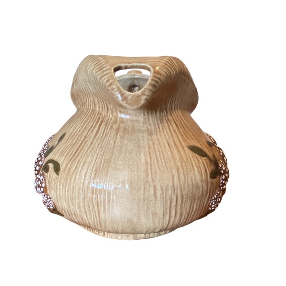 Arnel’s Beige Ceramic Mushroom Teapot Pitcher Set 70s Cottagecore 2pc - Picture 4 of 16